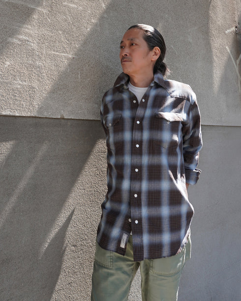 INDIGO Ombre Western Shirt
